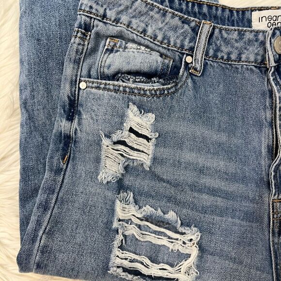 Insane Gene Distressed Straight Leg Jeans - Picture 4 of 16